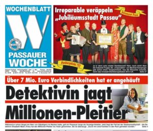 SHM Inkasso - Passauer Woche - Presse